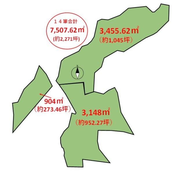佐賀市富士町土地の間取り画像