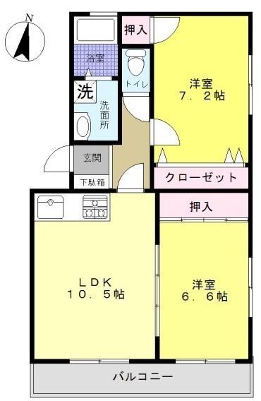 ウェルシーライフの間取り画像