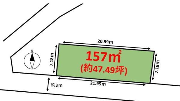 糸島市志摩馬場の土地の間取り画像