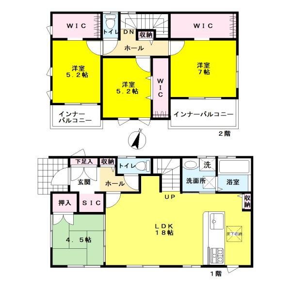 福岡市早良区飯倉7丁目戸建の間取り画像