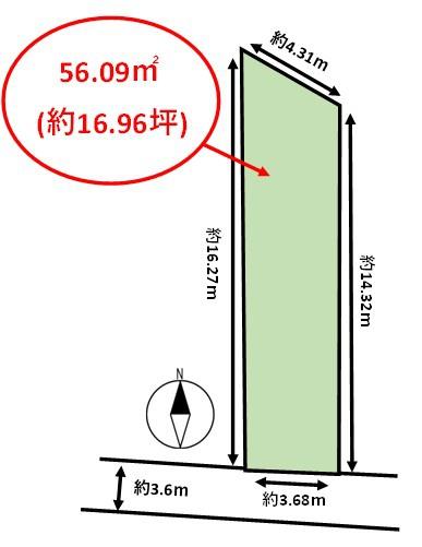 福岡市早良区大字西字原田土地の間取り画像