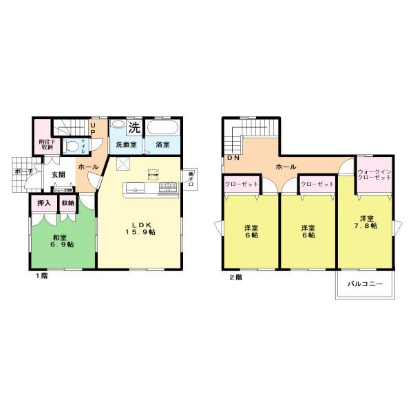 福岡市早良区田村5丁目戸建の間取り画像