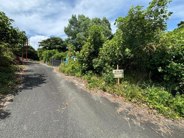 筑紫野市大字永岡土地の前面道路含む現地写真画像