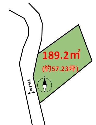 福岡市西区愛宕2丁目土地の間取り画像