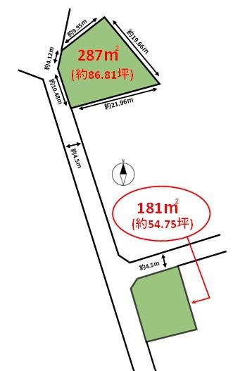 福岡県糸島市東土地の間取り画像