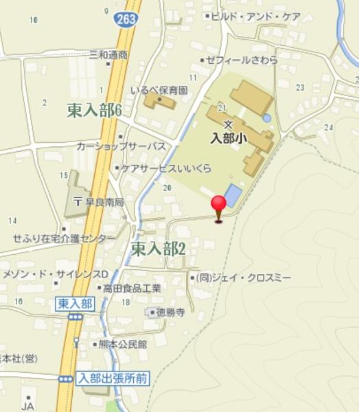 福岡市早良区東入部２丁目土地の現地案内図画像