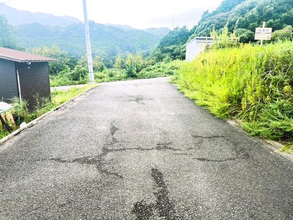 太宰府市御笠５丁目土地の前面道路含む現地写真画像