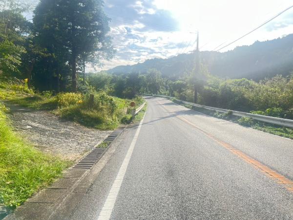 筑紫野市大字山家土地の前面道路含む現地写真画像