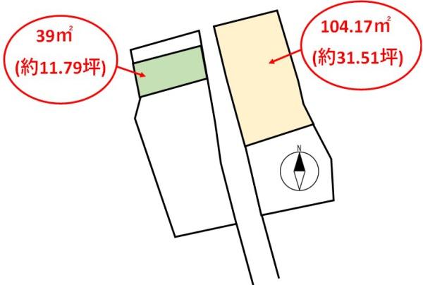 福岡市博多区那珂1丁目土地の間取り画像