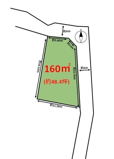 筑紫野市大字山家土地の間取り画像