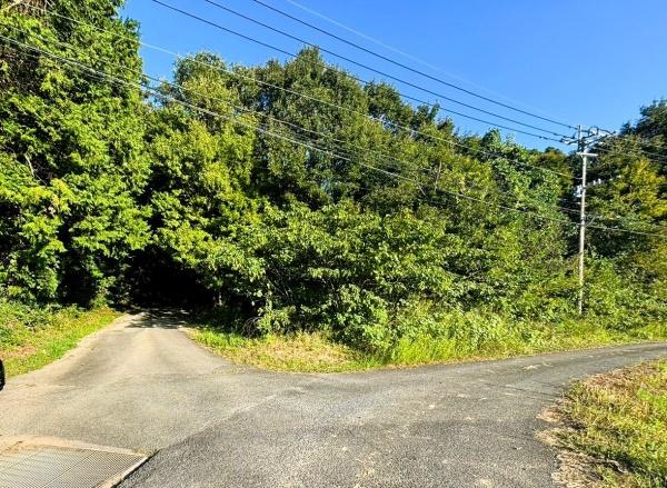 筑紫野市大字山家土地の前面道路含む現地写真画像