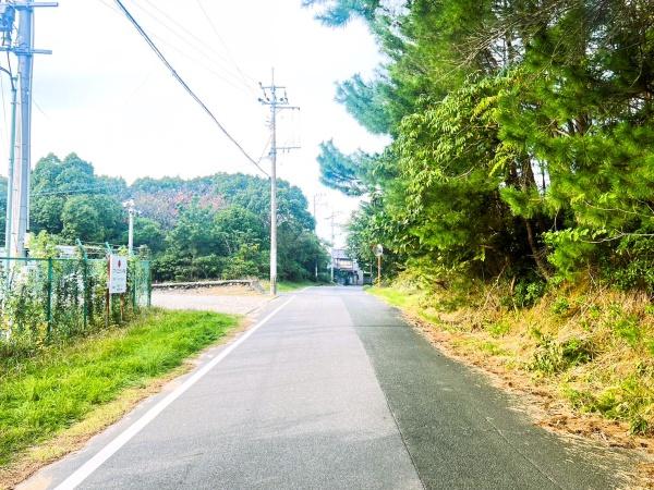 宗像市江口土地の前面道路含む現地写真画像