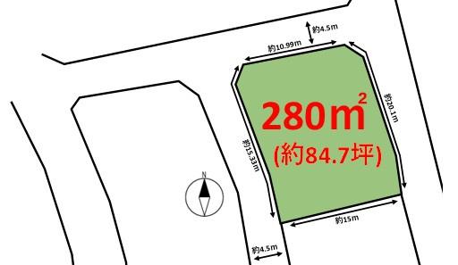 福岡市西区大字女原土地の間取り画像