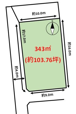 糸島市曽根字南土地の間取り画像