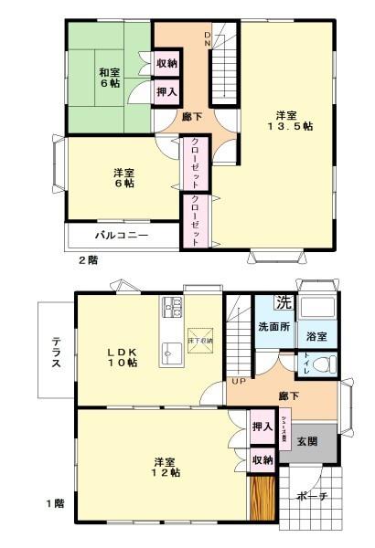 福岡市早良区内野7丁目戸建の間取り画像