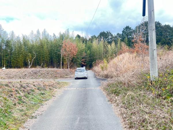 宗像市池田土地の前面道路含む現地写真画像