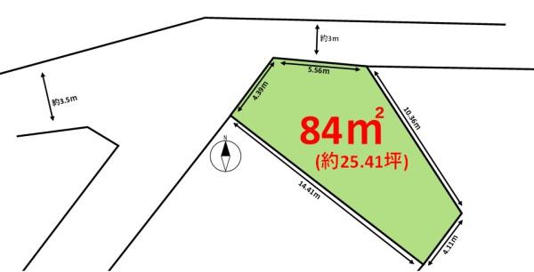 朝倉郡筑前町下高場土地の間取り画像