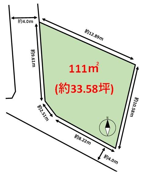 佐賀県鳥栖市養父町土地の間取り画像