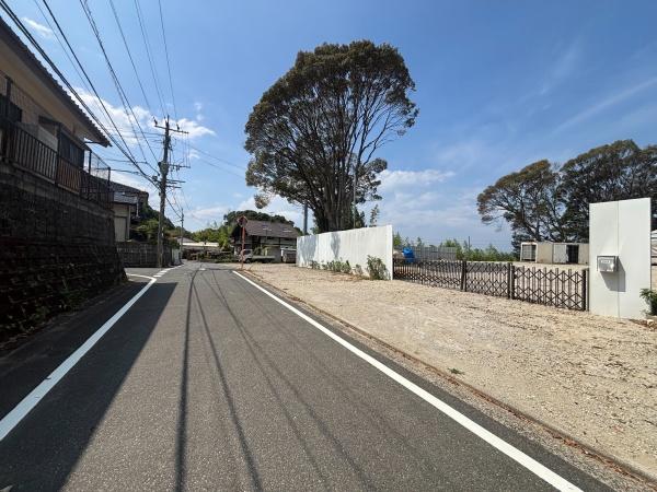 福岡市西区今宿町土地の前面道路含む現地写真画像