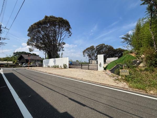 福岡市西区今宿町土地の前面道路含む現地写真画像