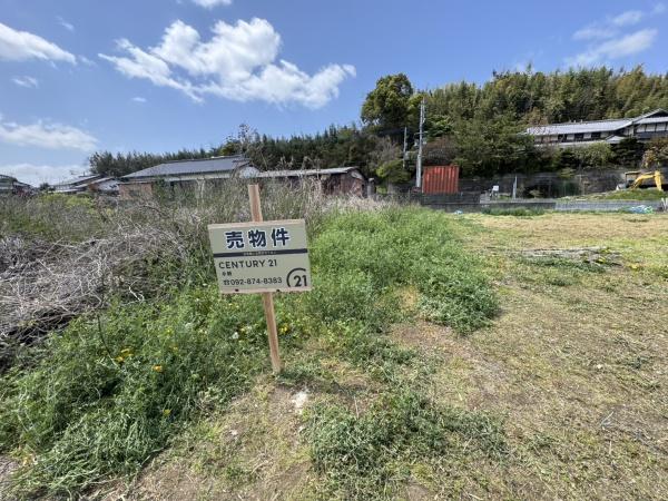 福津市上西郷字カトタ土地の現地土地写真画像