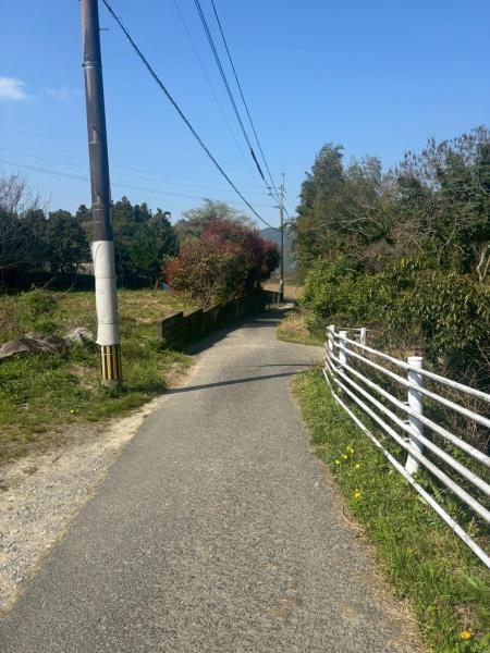 福岡市早良区大字西字上廣瀬土地の前面道路含む現地写真画像
