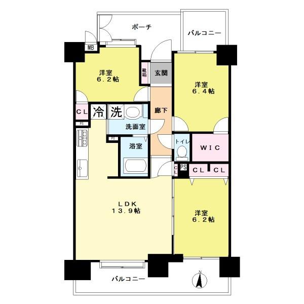 原パーク・ホームズの間取り画像