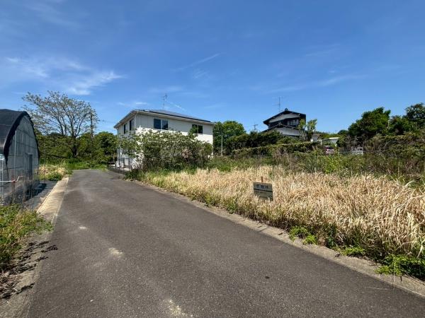 久留米市藤山町土地の前面道路含む現地写真画像