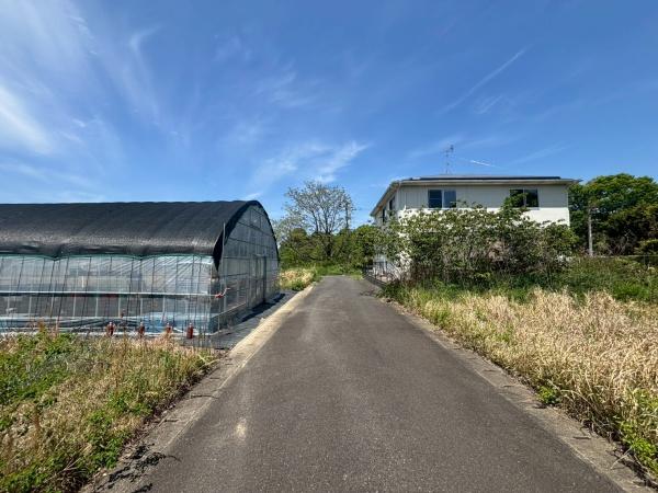 久留米市藤山町土地の前面道路含む現地写真画像