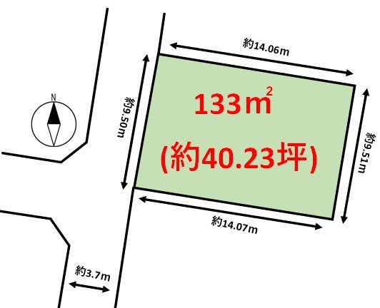 福岡県筑紫野市大字原田土地の間取り画像