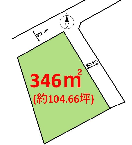 みやま市山川町土地の間取り画像