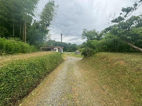みやま市山川町土地の前面道路含む現地写真画像