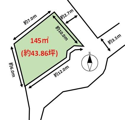 福岡市早良区大字椎原字長野土地の間取り画像