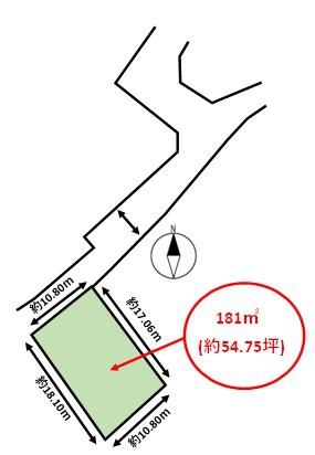 福岡市早良区大字西字前峯尾土地の間取り画像