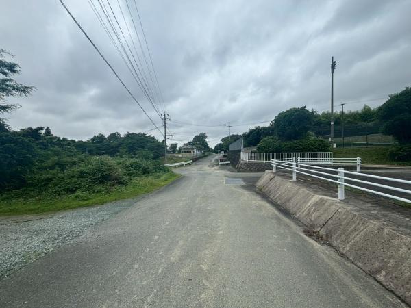 みやま市山川町土地の前面道路含む現地写真画像