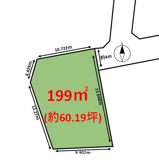 佐賀県鳥栖市養父町土地の間取り画像