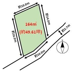 宗像市池田土地の間取り画像