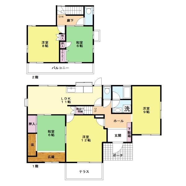 福岡市早良区早良4丁目戸建の間取り画像