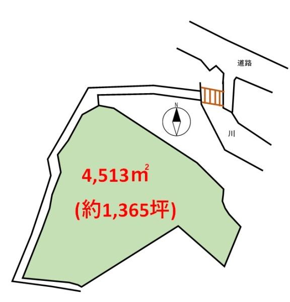 糸島市二丈福井古家付き土地の間取り画像