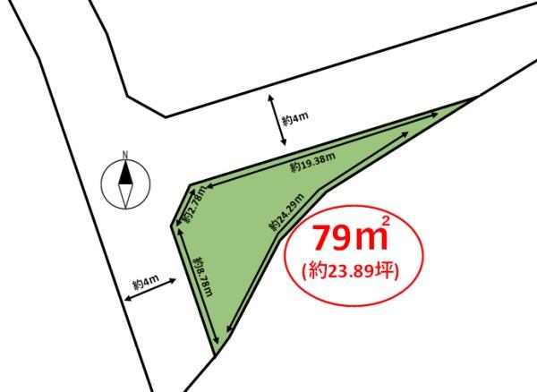 福岡市南区大字柏原土地の間取り画像