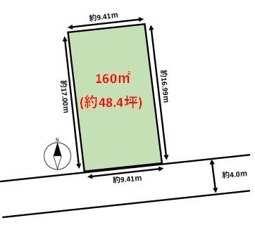 福岡市南区大字柏原字西山田土地の間取り画像