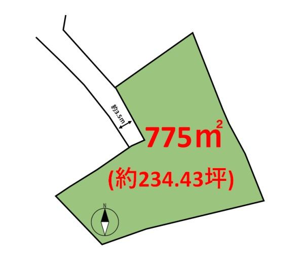 福岡市早良区大字椎原字長野土地の間取り画像