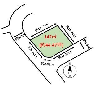 佐賀市富士町大字杉山土地の間取り画像