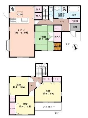 福岡市早良区内野3丁目戸建の間取り画像
