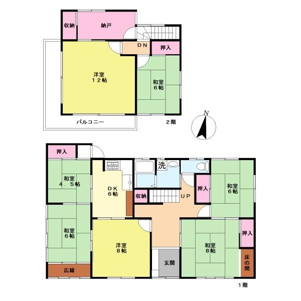 福岡市早良区東入部1丁目戸建の間取り画像
