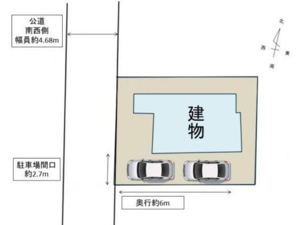 福岡市早良区野芥6丁目戸建の全体区画図画像