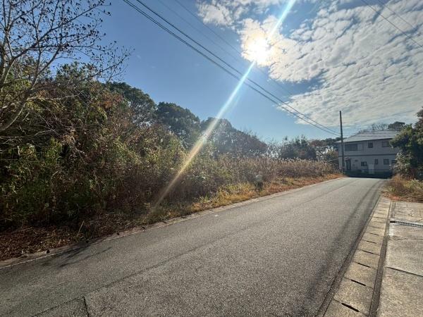 宗像市池田土地の前面道路含む現地写真画像