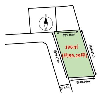 宗像市江口土地の間取り画像