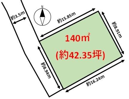 福岡市早良区早良5丁目土地の間取り画像