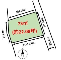 福岡市西区大字小田土地の間取り画像